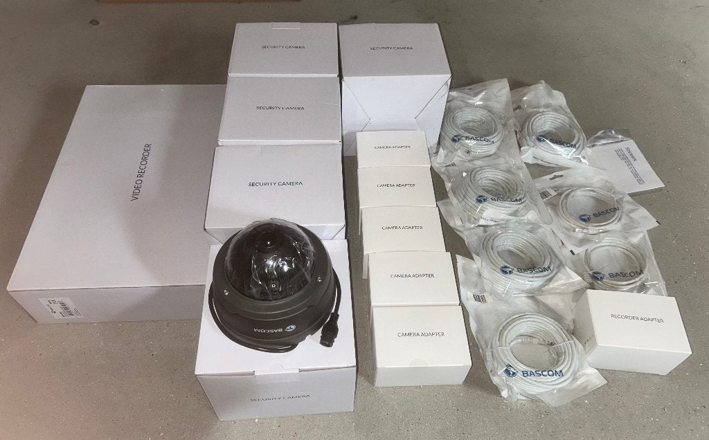 (NIEUW!) Bascom PRO 5x dome camera systeem, Ophalen of Verzenden, Nieuw, Buitencamera