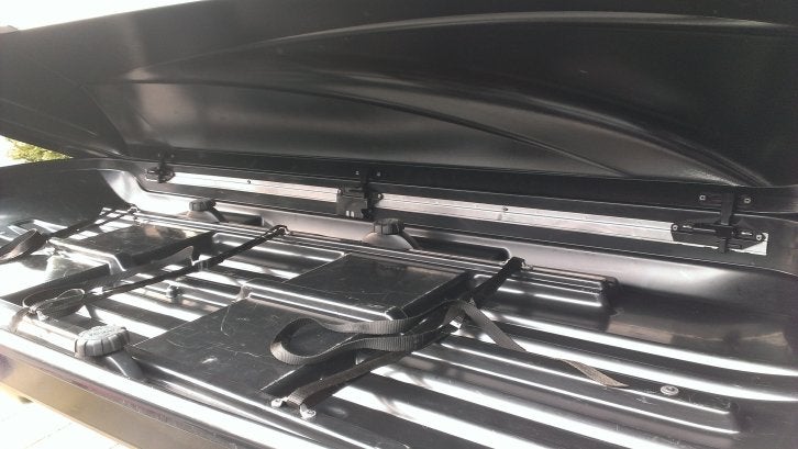 Thule Motion 900 XXL dakkoffer zwart inh. 630 ltr., Auto diversen, Dakkoffers, Ophalen, Gebruikt, Thule Sweden AB, Borggatan 5, 335 73 Hillerstorp, Zweden