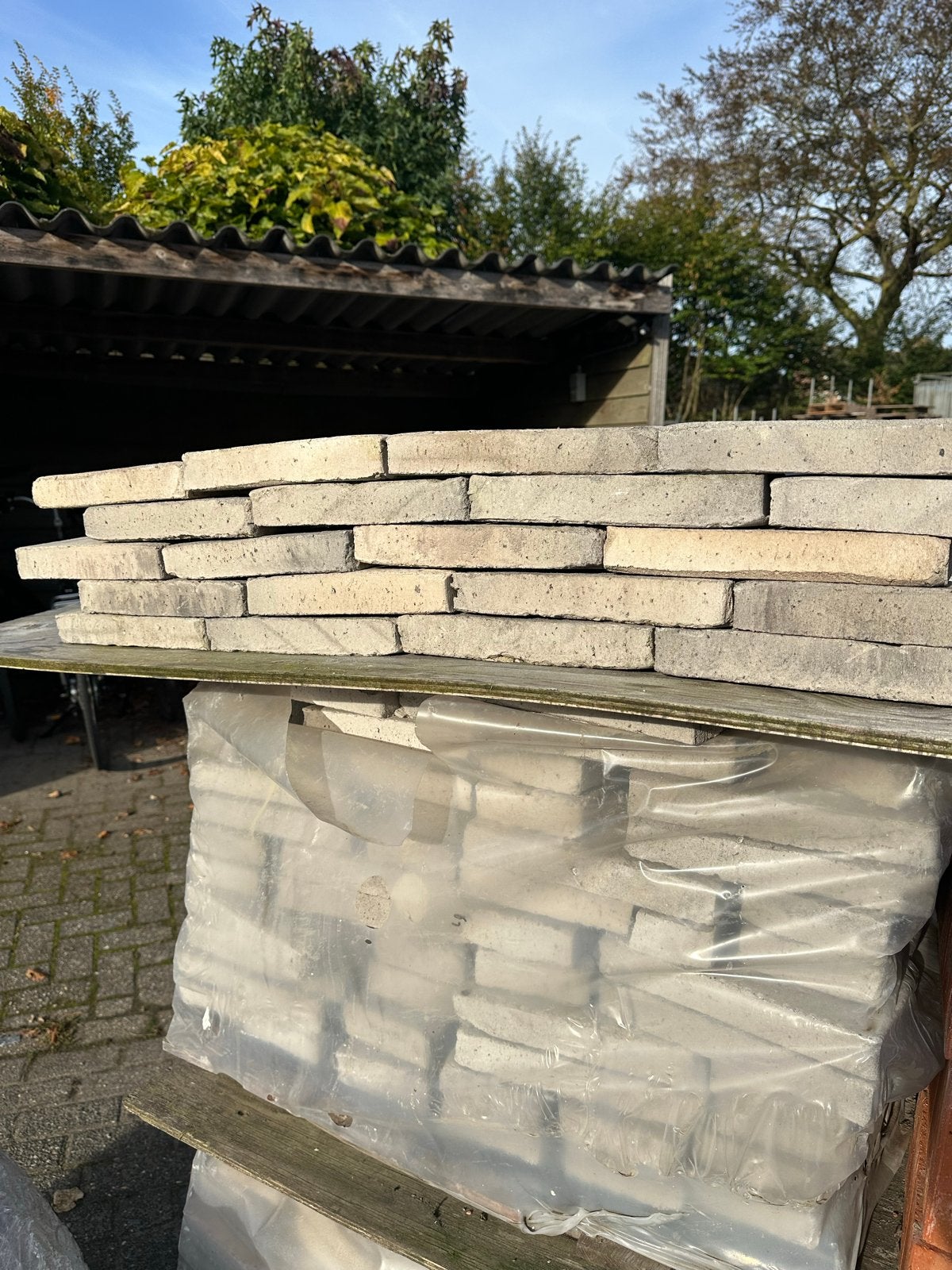 Linea gevelsteen kleur 7035, Ophalen, Nieuw, Bakstenen