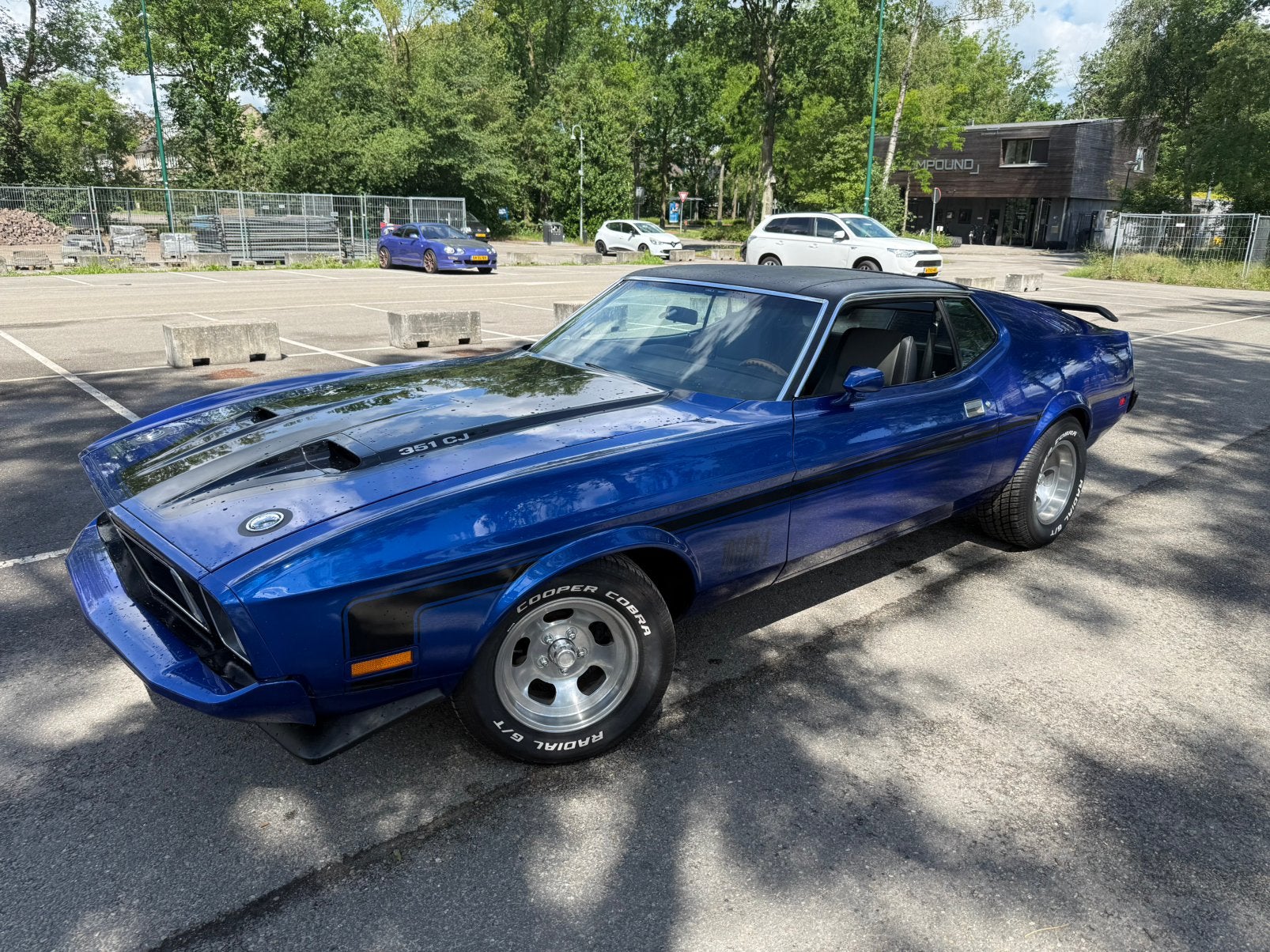 Ford Mustang Mach 1 Cobra Jet 351-4V, Auto's, Ford, Particulier, Mustang, Benzine, Coupé, Automaat, Geïmporteerd, Blauw, Bruin