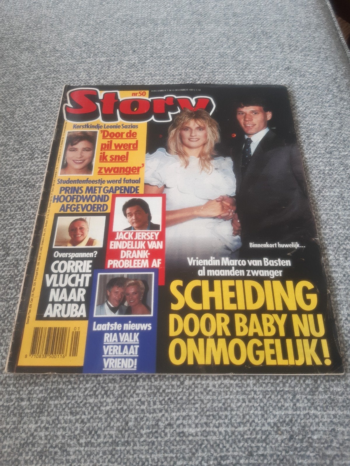 Story 1989. Nr. 50. Marco van Basten. Leonie Sazias. Toon He, Verzenden, 1980 tot heden, Tijdschrift