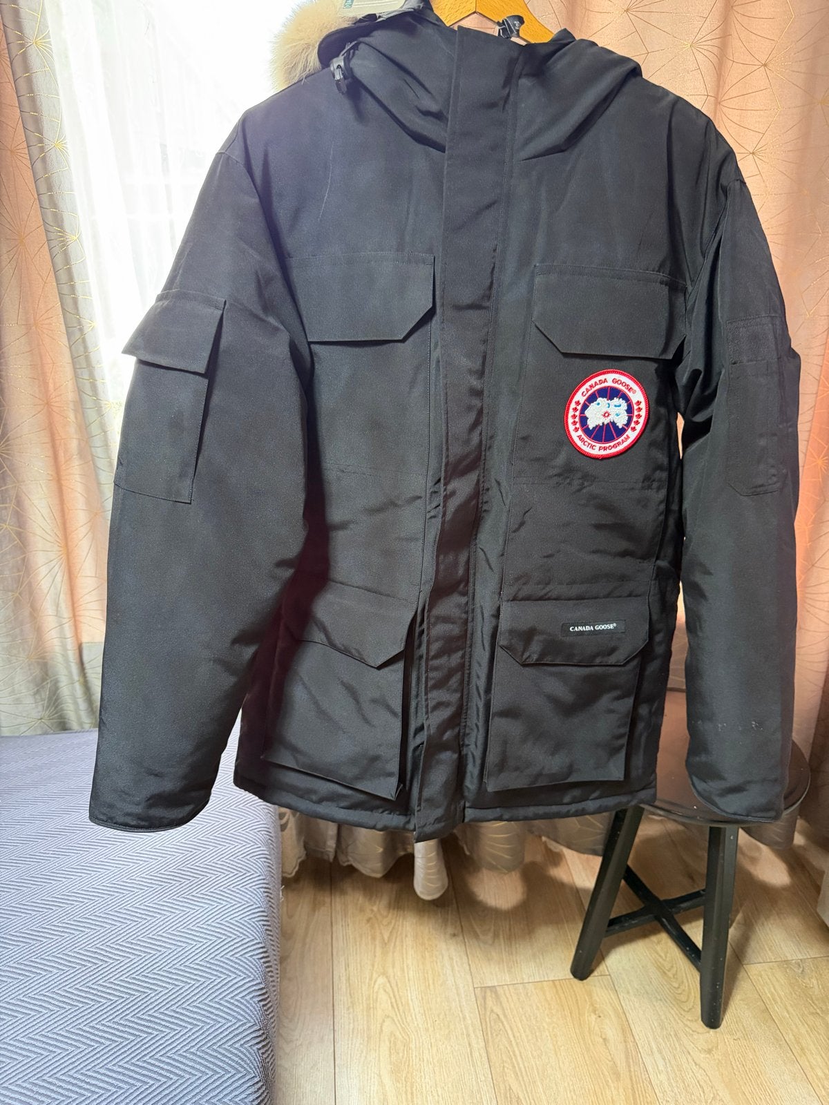 Canada Goose Expedition Parka Zwart - nieuw, Ophalen of Verzenden, Nieuw, Maat 52/54 (L), Zwart