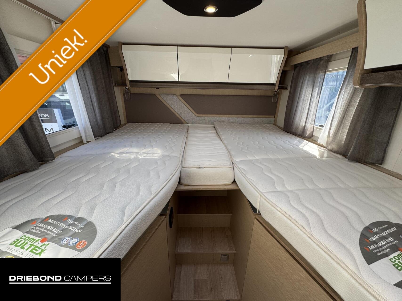 Rapido M66 177PK Automaat Enkele Bedden Levelsysteem 2x Airc, Caravans en Kamperen, Campers, Airbags, 7 tot 8 meter, Bedrijf, Diesel