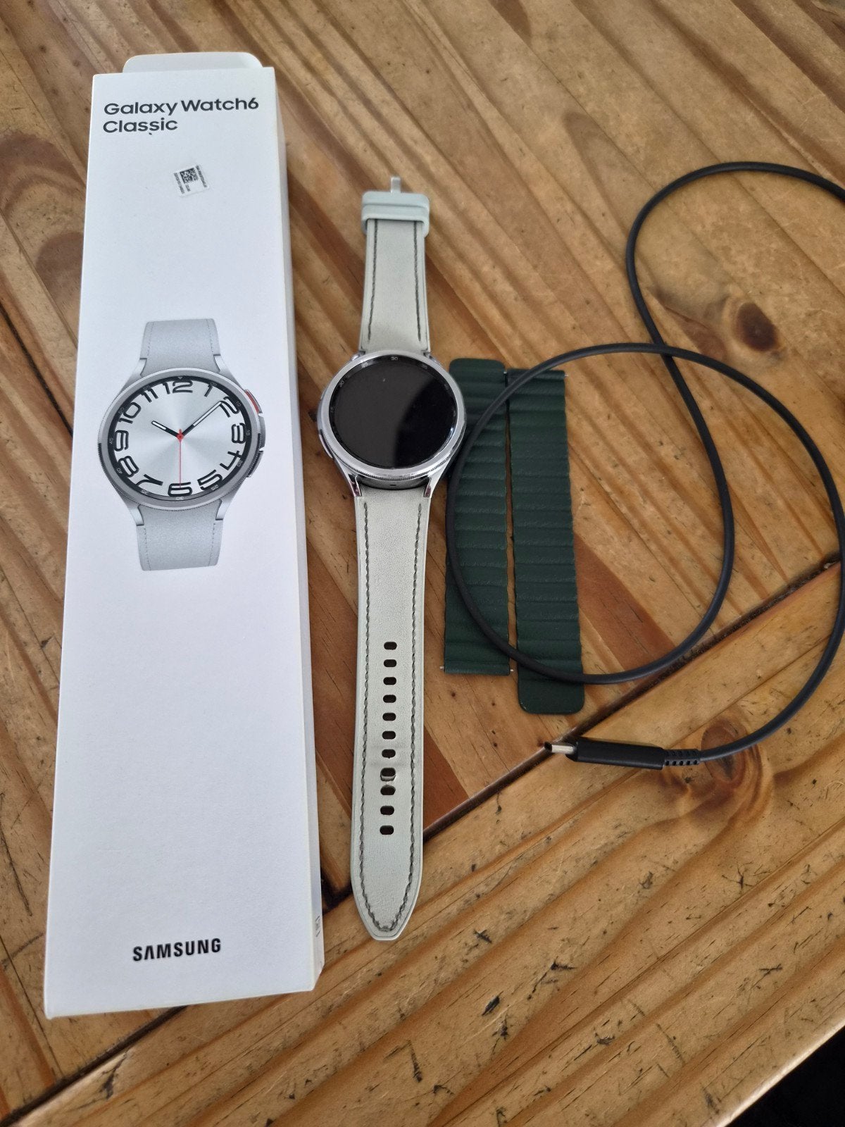 Samsung Galaxy Watch6 Classic LTE - Zo goed als nieuw, Ophalen of Verzenden, Zo goed als nieuw, Android