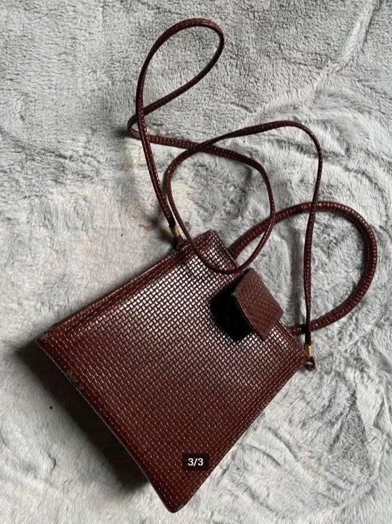 Brown leather bag ( Clarks), Ophalen of Verzenden, Gebruikt, Bruin, Schoudertasje