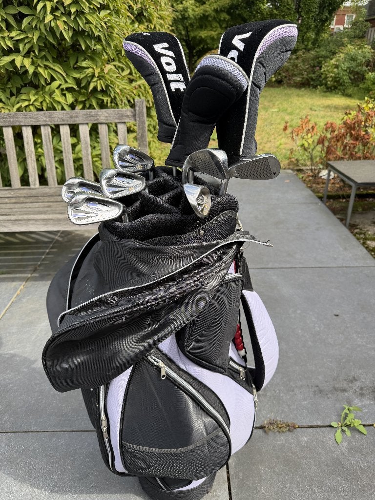 Complete golfset met tas en trolley (dames beginner), Ophalen, Zo goed als nieuw, Set, Overige merken
