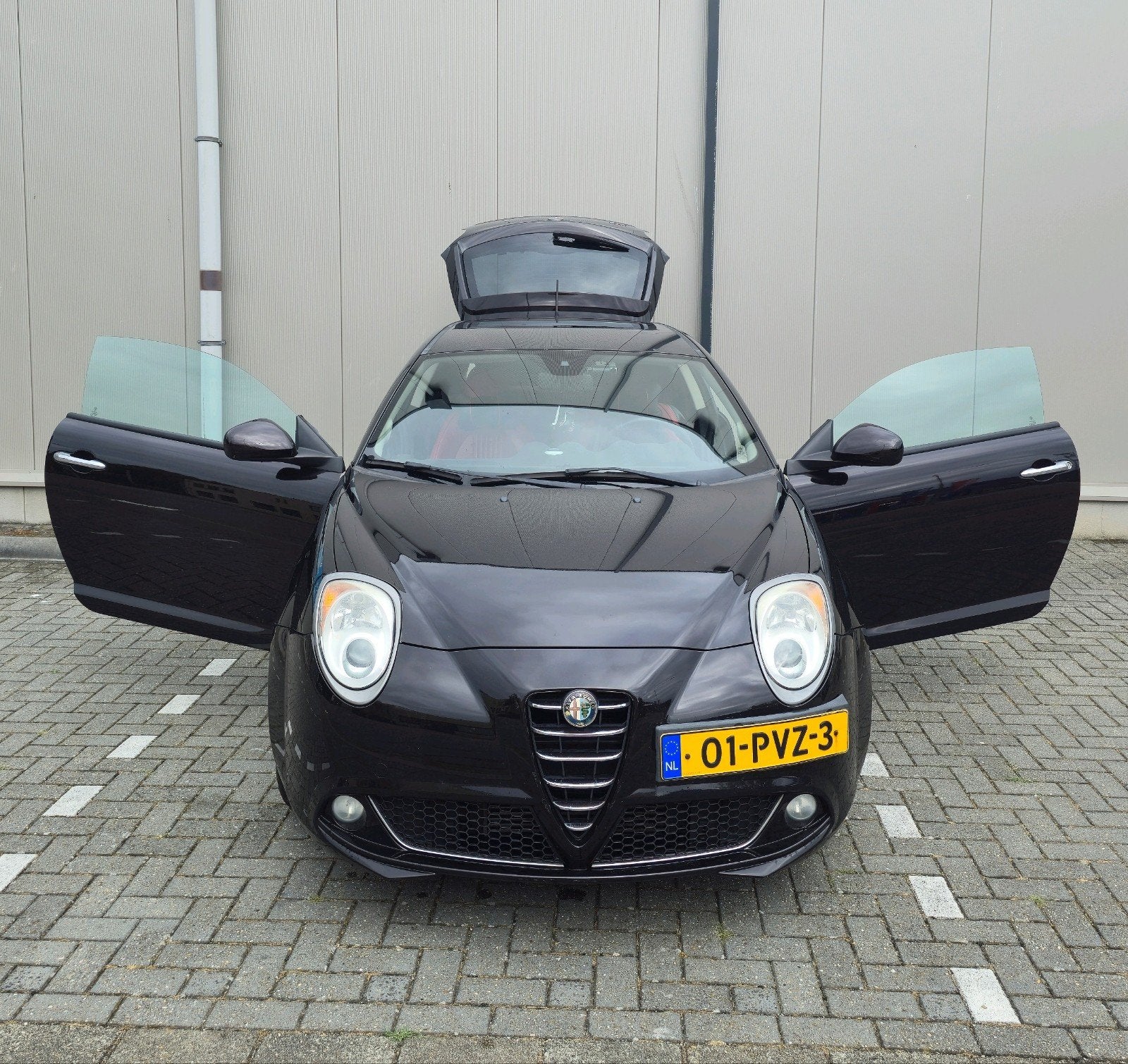 Alfa Romeo MiTo 1.3 D 62KW/84PK 2011 Zwart, Voorwielaandrijving, 28 km/l, 4 cilinders, Zwart