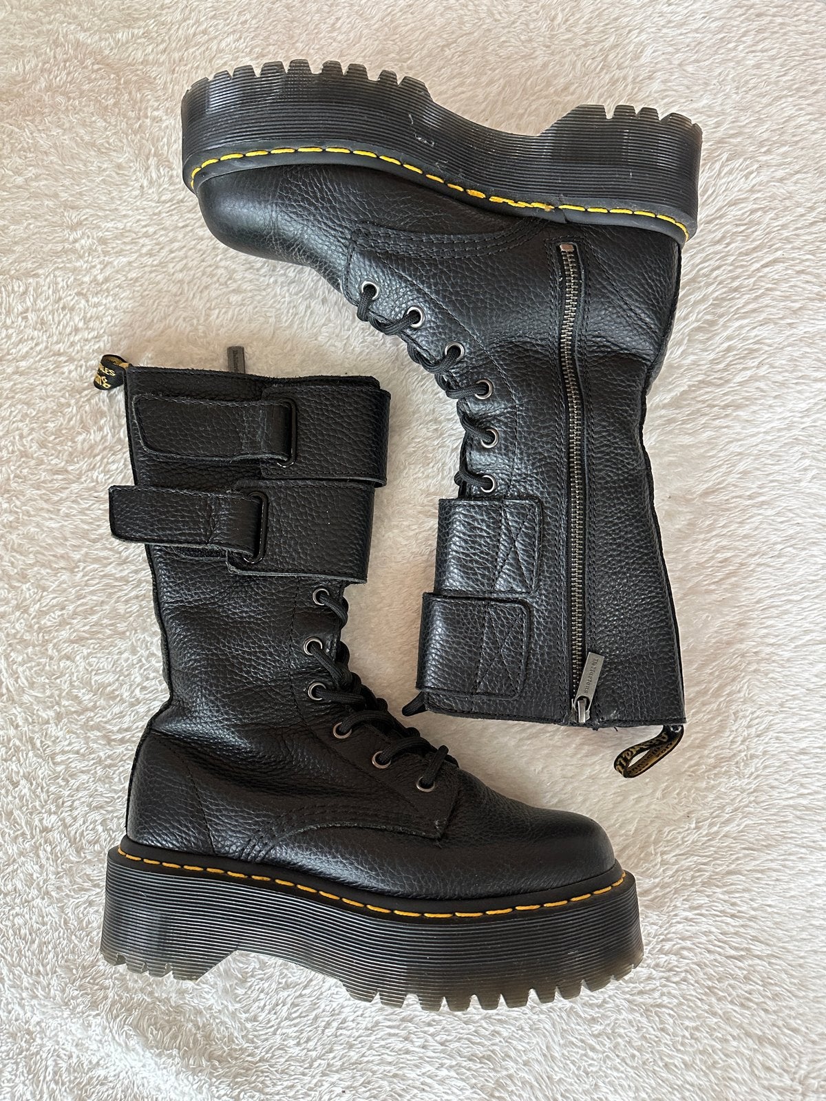 Originele Dr. Martens Jagger - Maat 37, Ophalen of Verzenden, Gedragen, Zwart, Lage of Enkellaarzen