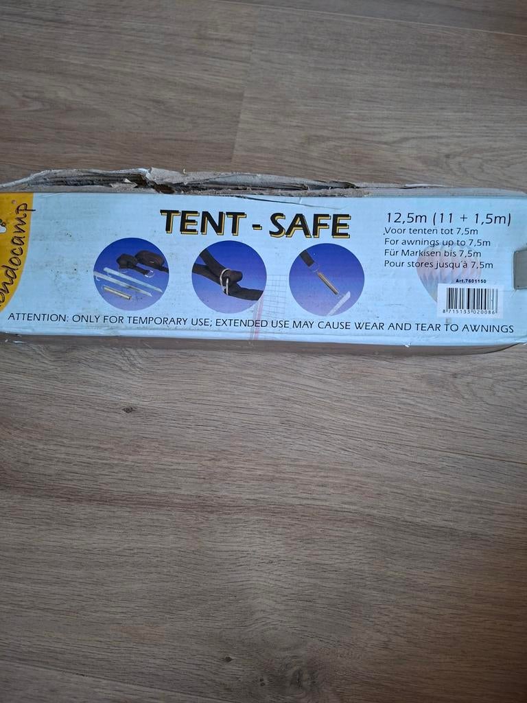 Stormband voor voortenten tot 7.5 meter, Ophalen