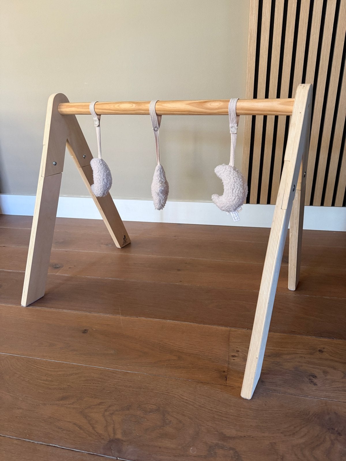 Jollein - Houten Babygym met Speeltjes - Zo goed als nieuw, Ophalen of Verzenden, Zo goed als nieuw, Babygym
