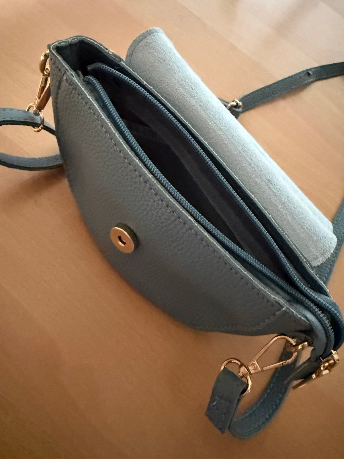 Nieuw blauw schoudertasje, Ophalen of Verzenden, Nieuw, Blauw, Schoudertasje