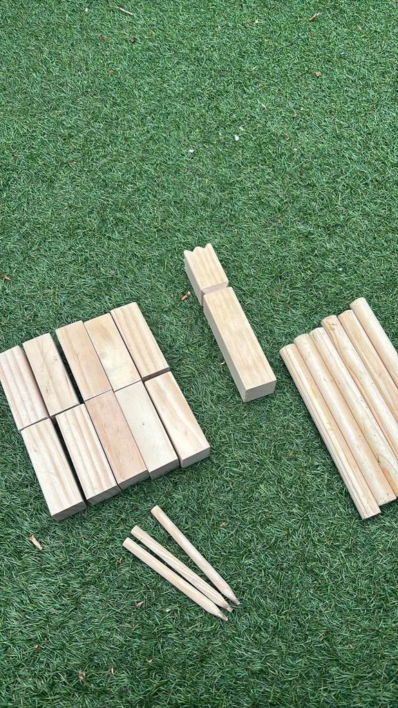 Kubb king spel mini, Ophalen of Verzenden, Gebruikt