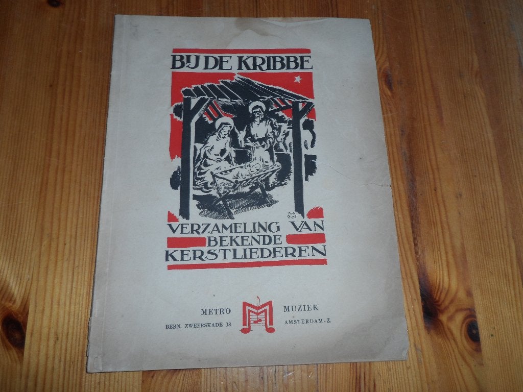 Bij de kribbe - jan kern - verzameling kerstliederen, Piano, Gebruikt, Ophalen of Verzenden, Religie en Gospel