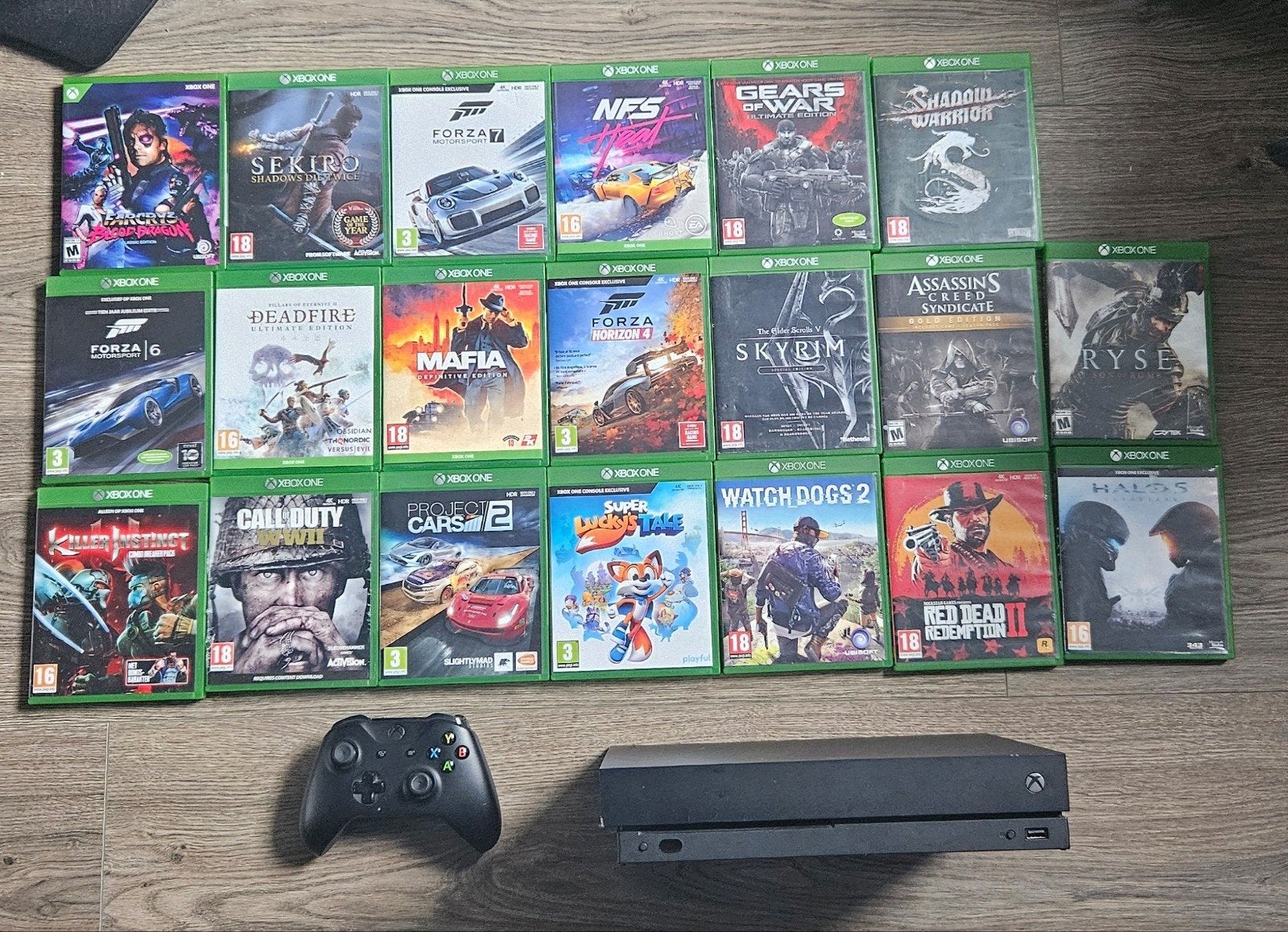 Xbox One X 1 TB met veel games, Spelcomputers en Games, Ophalen, 1 TB, Met 1 controller, Xbox One X