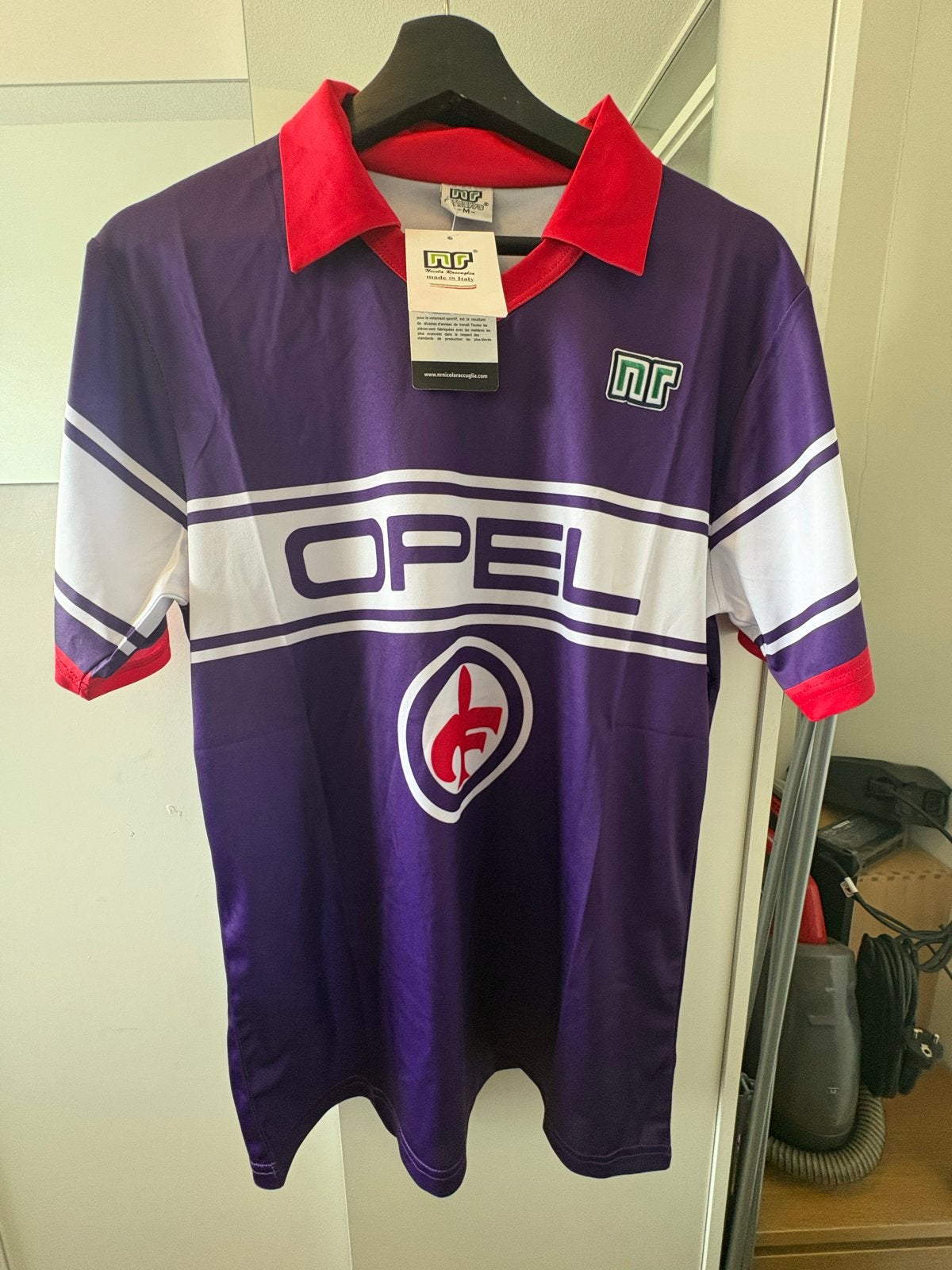 Vintage Fiorentina voetbalshirt - Nicola Raccuglia (NR), Ophalen of Verzenden, Nieuw, Maat 48/50 (M), Paars