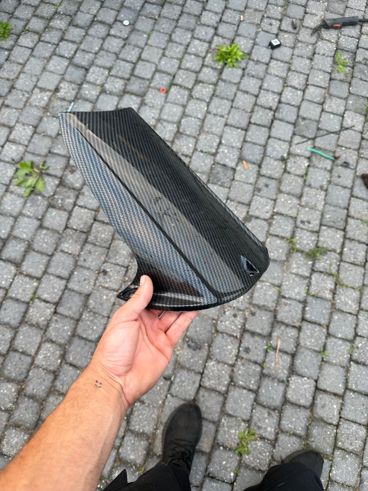Carbon achterspatbord voor Yamaha R1 2002/2003, Motoren, Ophalen of Verzenden, Gebruikt