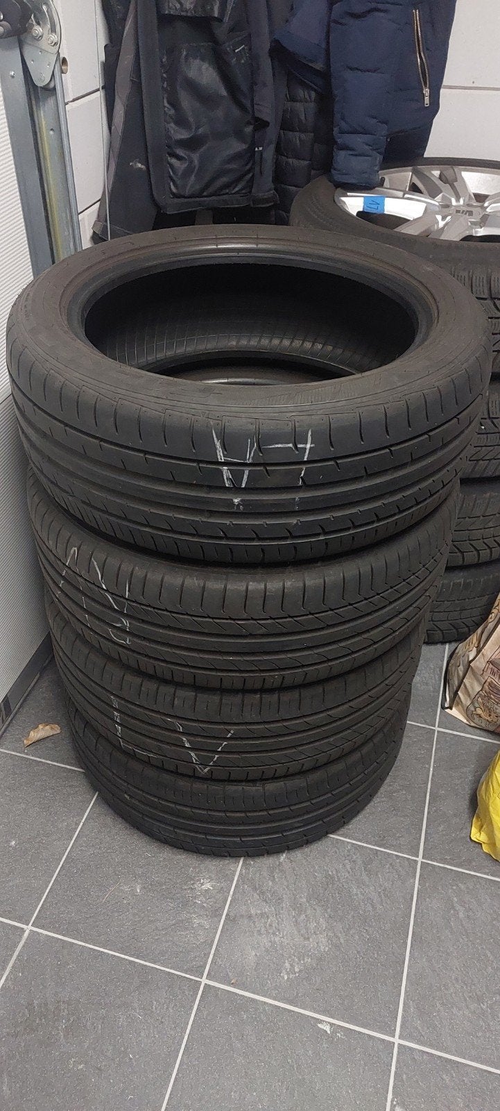 215/50R18, 18" banden Continental Falken, Auto-onderdelen, Banden en Velgen, Ophalen, 18 inch, Band(en), Personenwagen