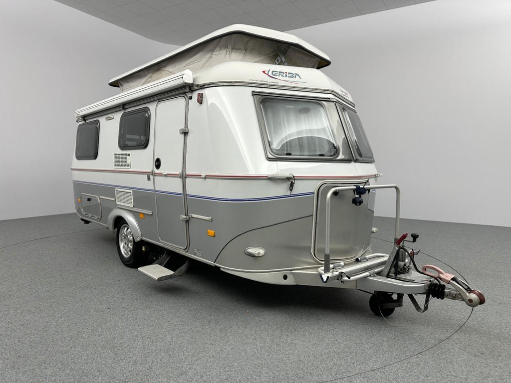 Eriba Touring Troll 540 GT Cassetteluifel Mover Enk bedden, Caravans en Kamperen, Caravans, Serviceluik, Bedrijf, 5 tot 6 meter