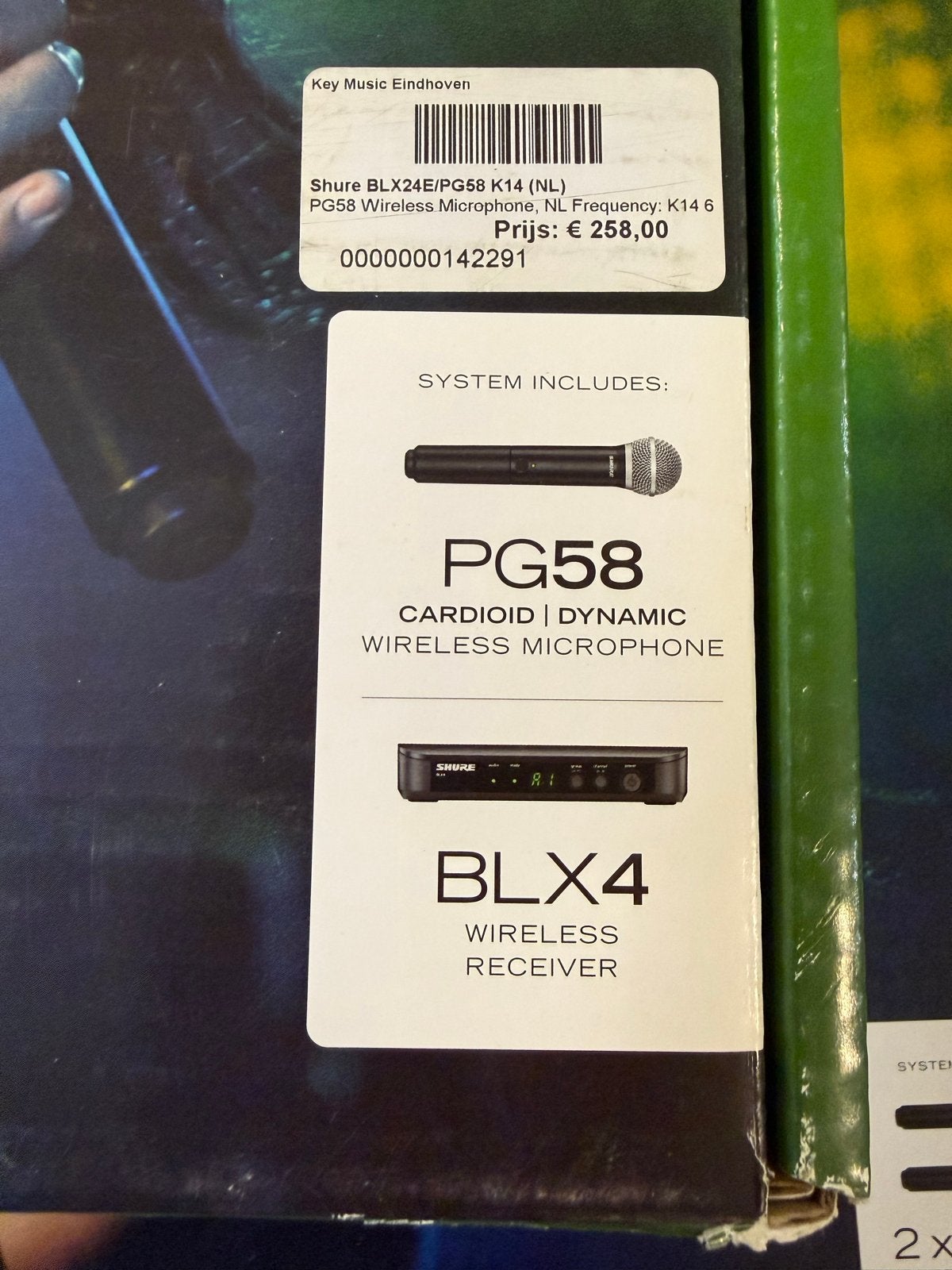 3x Shure PG Wireless Vocal Combo (PG58/BLX24E/BLX88), Ophalen of Verzenden, Zo goed als nieuw, Zangmicrofoon, Draadloos