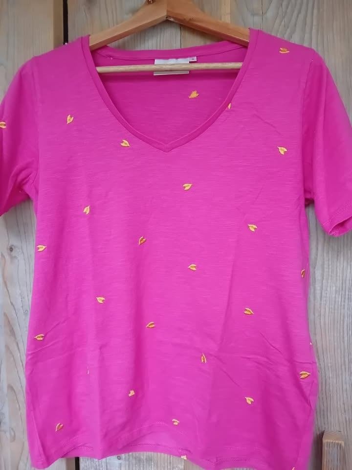 Fabienne chapot t-shirt, Ophalen, Gedragen, Korte mouw
