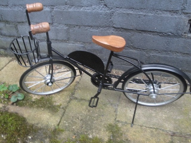 metalen fietsje net zo echt, Antiek en Kunst, Ophalen of Verzenden