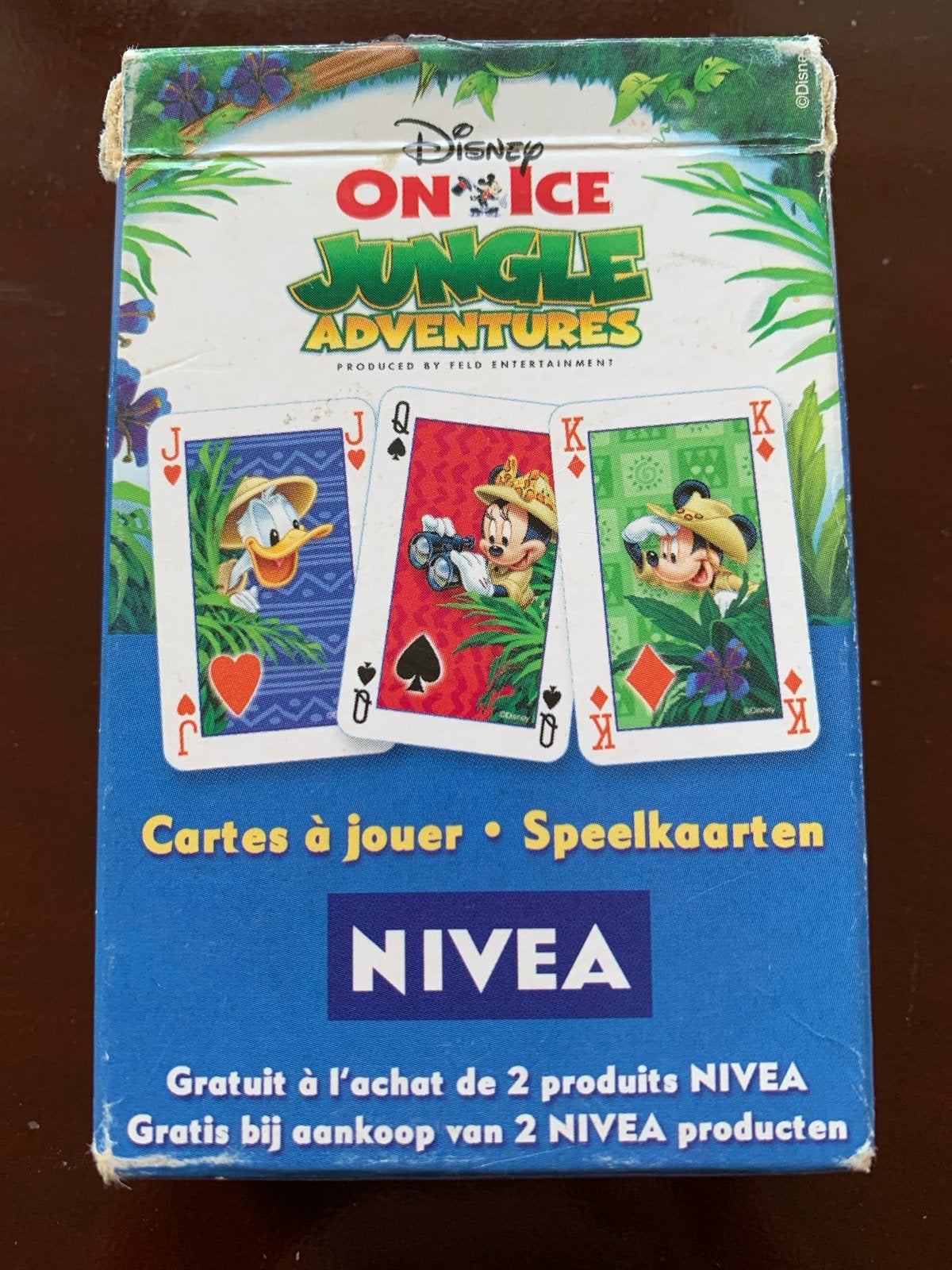 NIVEA Disney On Ice Jungle Adventures Speelkaarten, Ophalen of Verzenden, Zo goed als nieuw, Speelkaart(en)