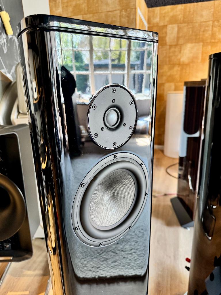 Magico S1 mk1 - hoogglans zwart, Overige merken, Magico 1, Zo goed als nieuw, Front, Rear of Stereo speakers