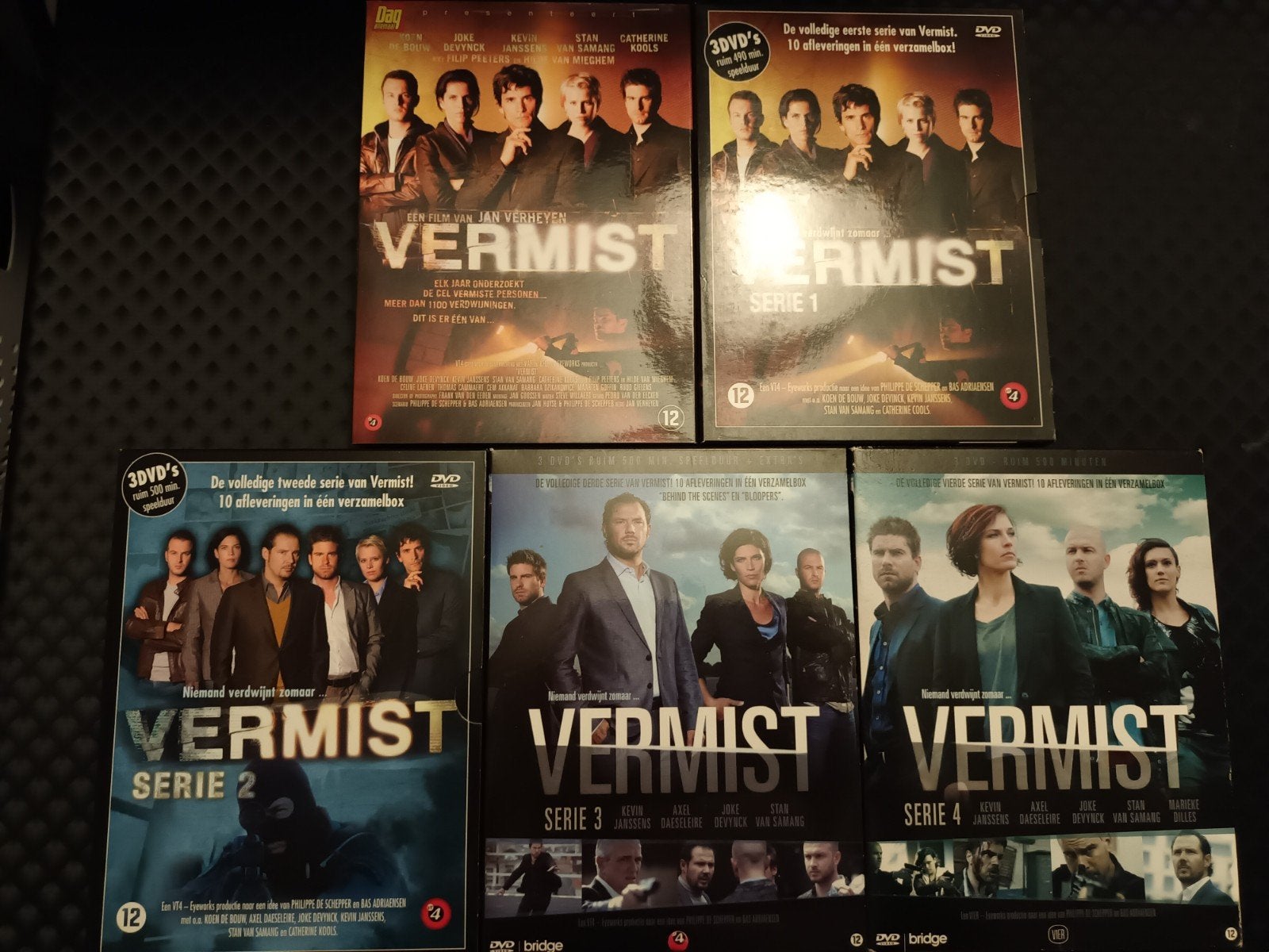 Dvd Vermist seizoen 1-4 + de film, Cd's en Dvd's, Dvd's | Tv en Series, Vanaf 12 jaar, Ophalen of Verzenden, Zo goed als nieuw