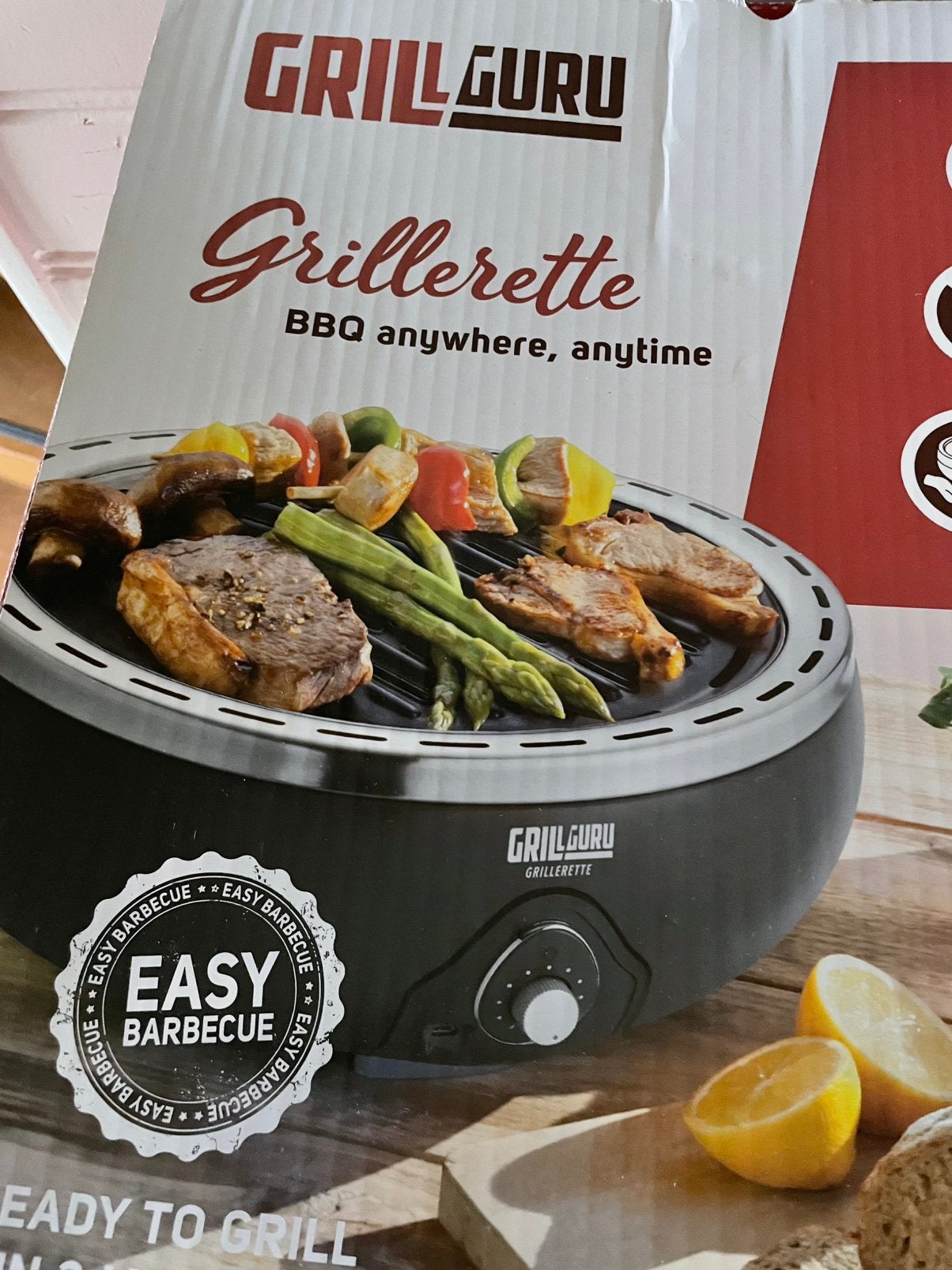 Grillerette Grill Guru BBQ houtskool nieuw tafel barbeque, Ophalen of Verzenden, Nieuw