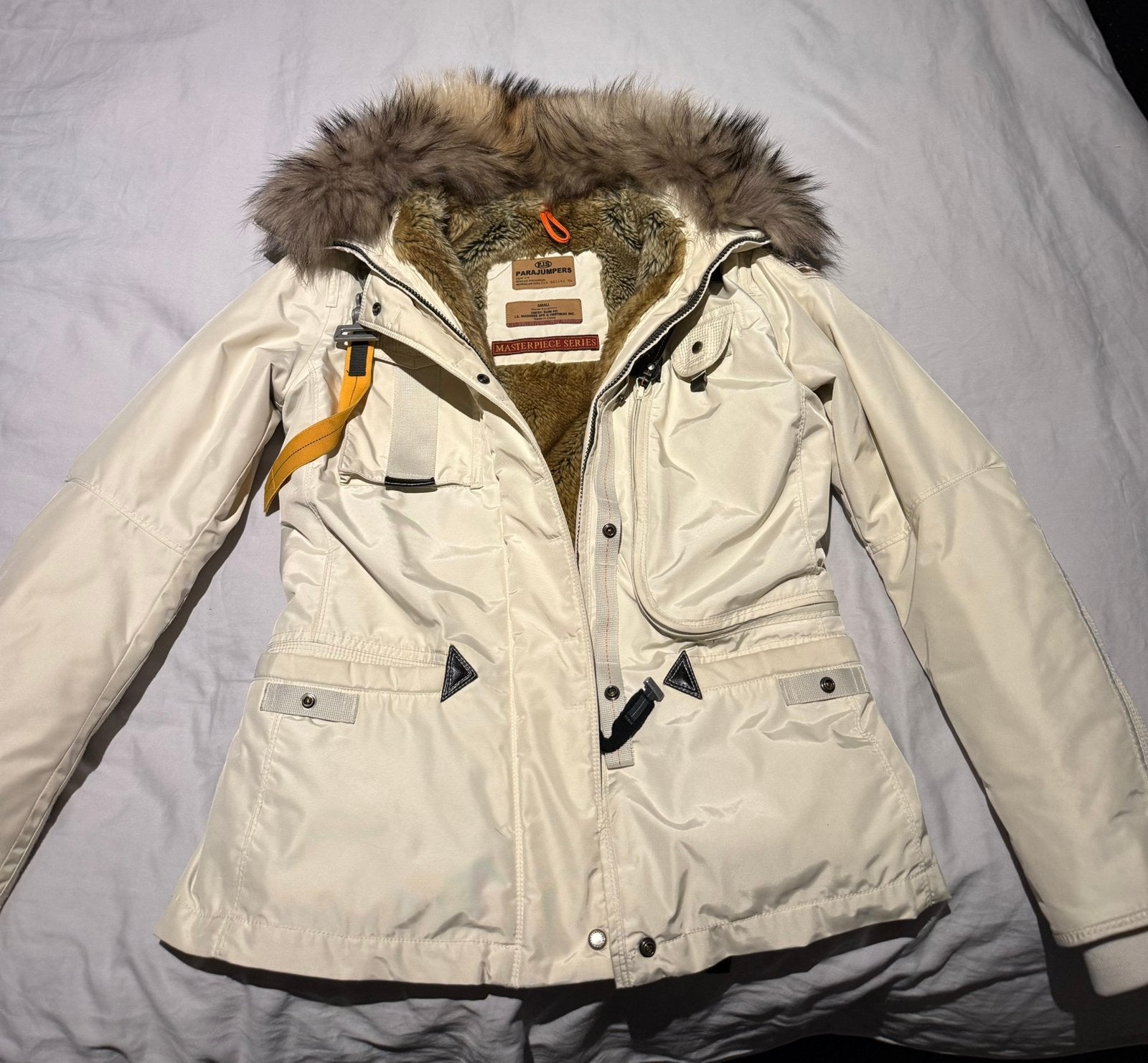Parajumpers Denali winterjas - masterpiece series, Ophalen of Verzenden, Zo goed als nieuw, Maat 36 (S), Wit