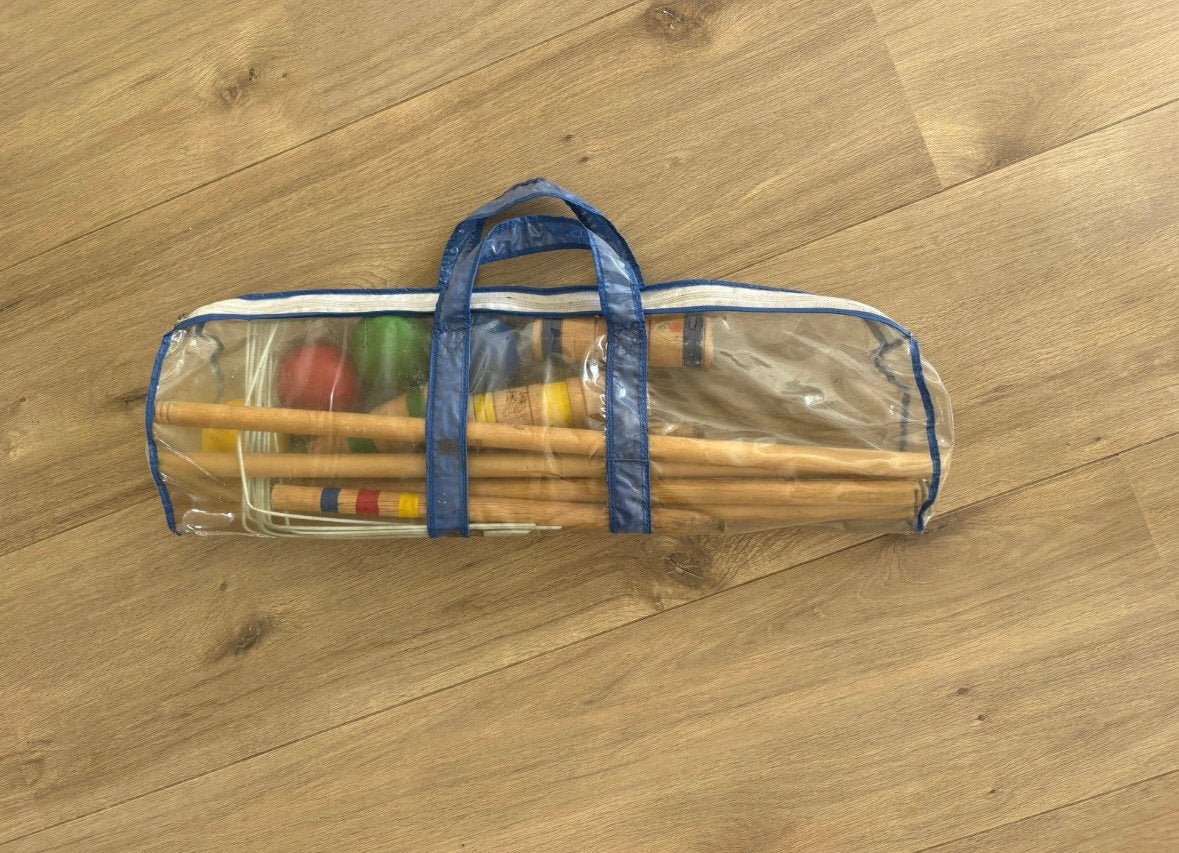 Croquet spel, Ophalen of Verzenden, Zo goed als nieuw, Overige kleuren, Minder dan 95 cm