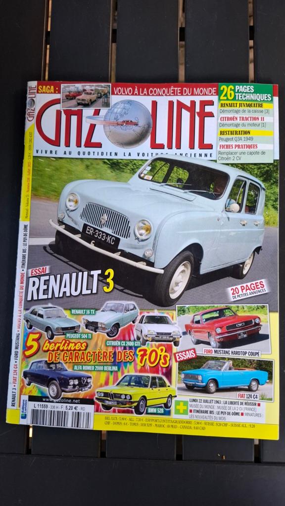 Gazoline (Frans) autoblad, Ophalen of Verzenden, Zo goed als nieuw