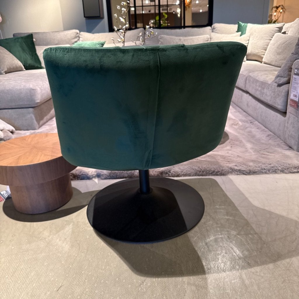 Draaifauteuil Bar - stof groen - IN.HOUSE, Niet ingevuld, Niet ingevuld, Niet ingevuld