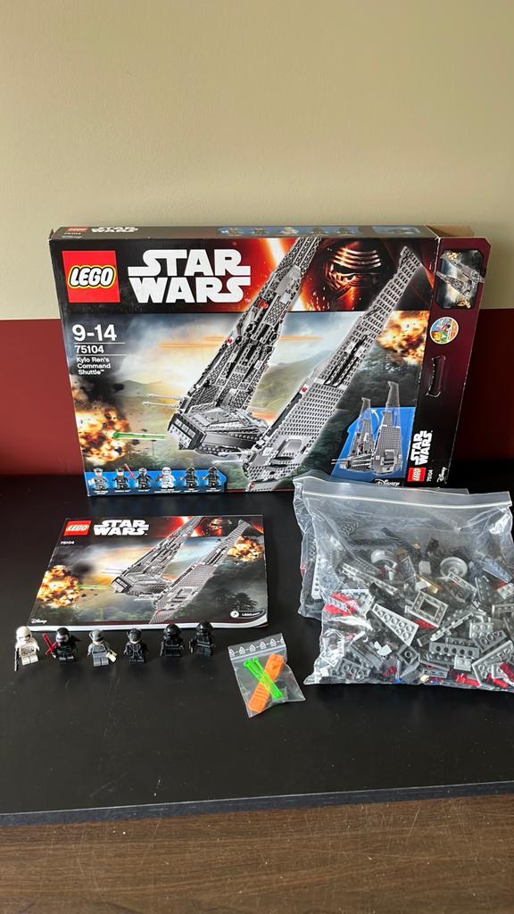 Lego Star Wars 75104 Kylo Ren’s Command Shuttle, Ophalen, Zo goed als nieuw, Complete set, Lego