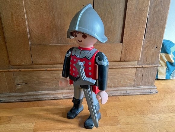 Playmobil grote ridderfiguur (4895), Kinderen en Baby's, Ophalen, Complete set, Zo goed als nieuw, Figuren