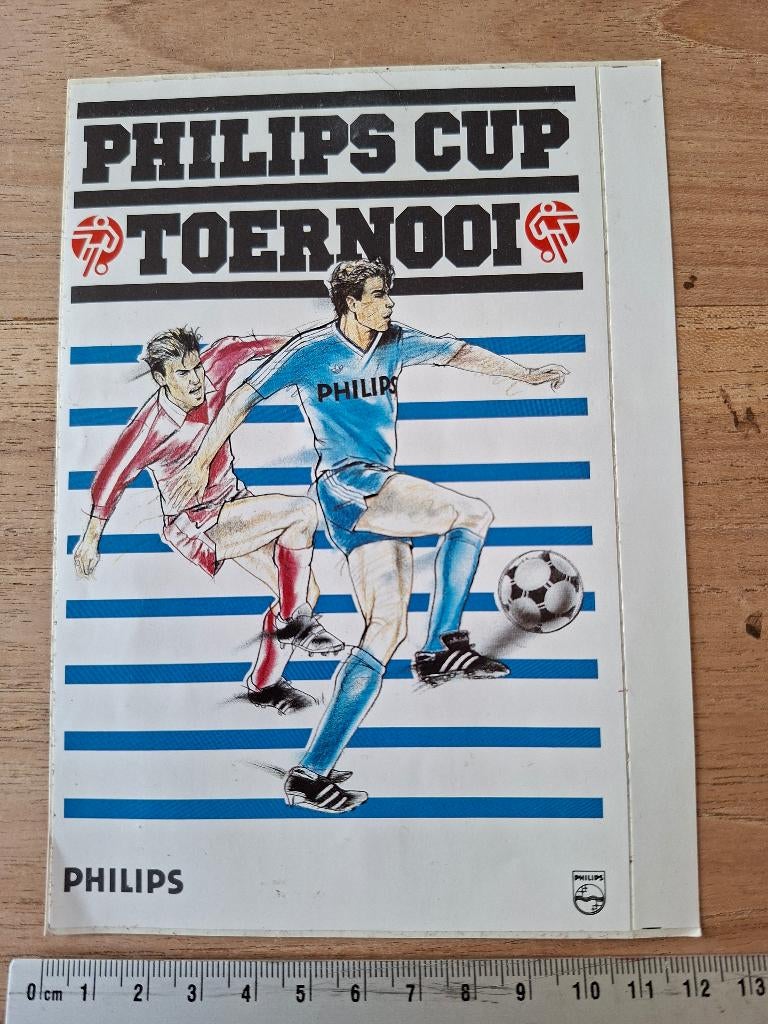 Sticker Philips Cup toernooi, Verzamelen, Sportartikelen en Voetbal, Ophalen of Verzenden, Zo goed als nieuw, Buitenlandse clubs