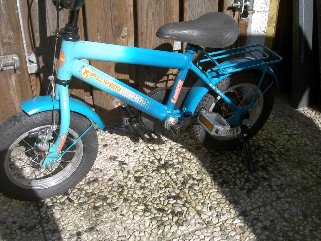 LOEKIE FLYER kinderfiets ,  zie foto's !!, Fietsen en Brommers, Fietsen | Kinderfietsjes, Ophalen, Terugtraprem, LOEKIE, Gebruikt