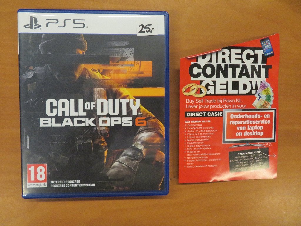 Playstation 5 PS5 Call of Duty: Black Ops 6 | Pawn Eindhoven, Ophalen, Gebruikt, Vanaf 18 jaar, Shooter