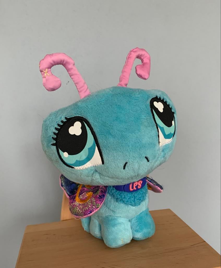 Littlest Pet Shop knuffel vlinder - Zo goed als nieuw, Kinderen en Baby's, Ophalen of Verzenden, Zo goed als nieuw