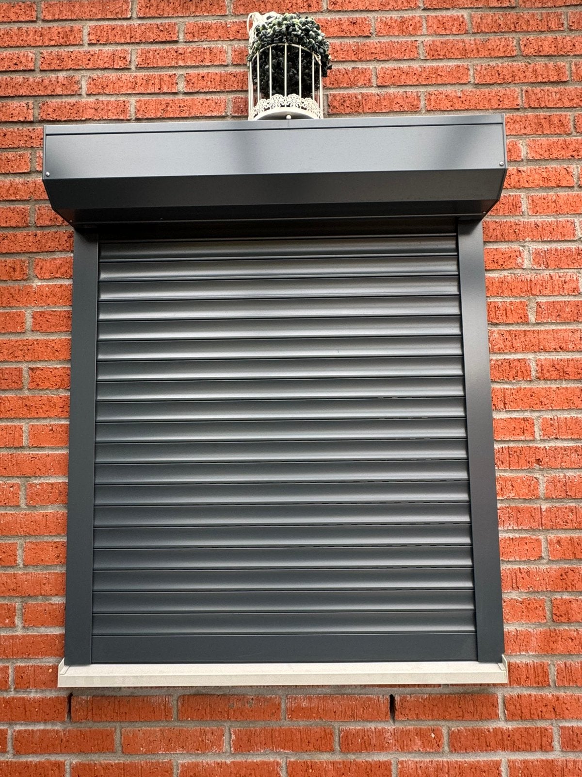 Rolluik, Ophalen, Zo goed als nieuw, Wit, Minder dan 100 cm