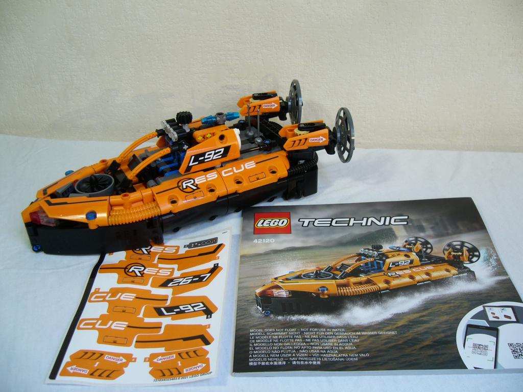 Lego Technic 42120 Rescue Hovercraft, Gebruikt, Ophalen of Verzenden, Technic, Complete set