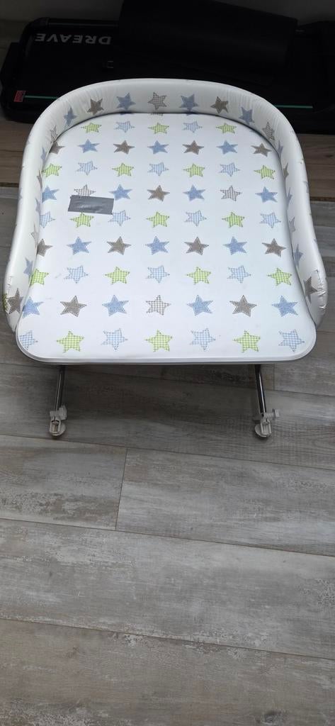 Badcommode aankleedkussen met sterrenpatroon, Gebruikt, Aankleedkussen, Standaard, Ophalen