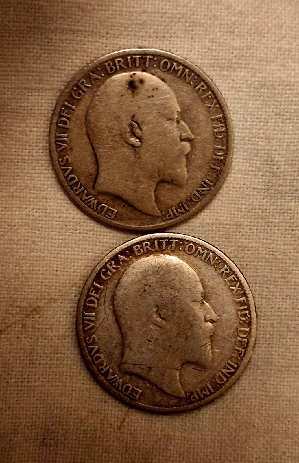 Zilveren Six Pence munten uit 1905/1908 - Edward VII, Verzenden