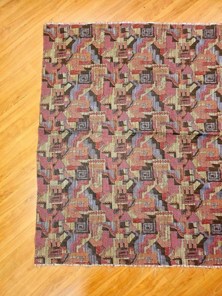 Grand foulard roestbruin blauwtint 293/140 cm, Huis en Inrichting, Gebruikt, Djt@dejuistetoon.eu, Ophalen of Verzenden, DJT De Juiste Toon