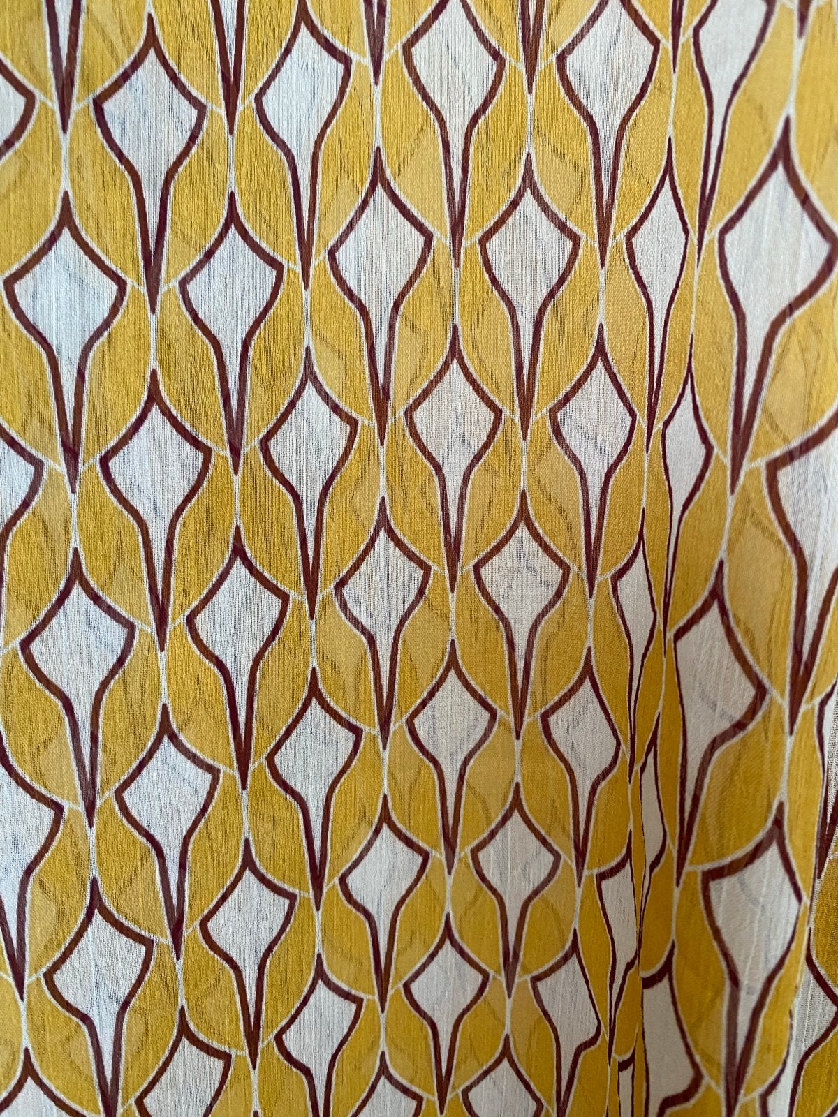 Harper & yve blouse maat s okergeel transparante stof, Kleding | Dames, Blouses en Tunieken, Ophalen of Verzenden, Zo goed als nieuw
