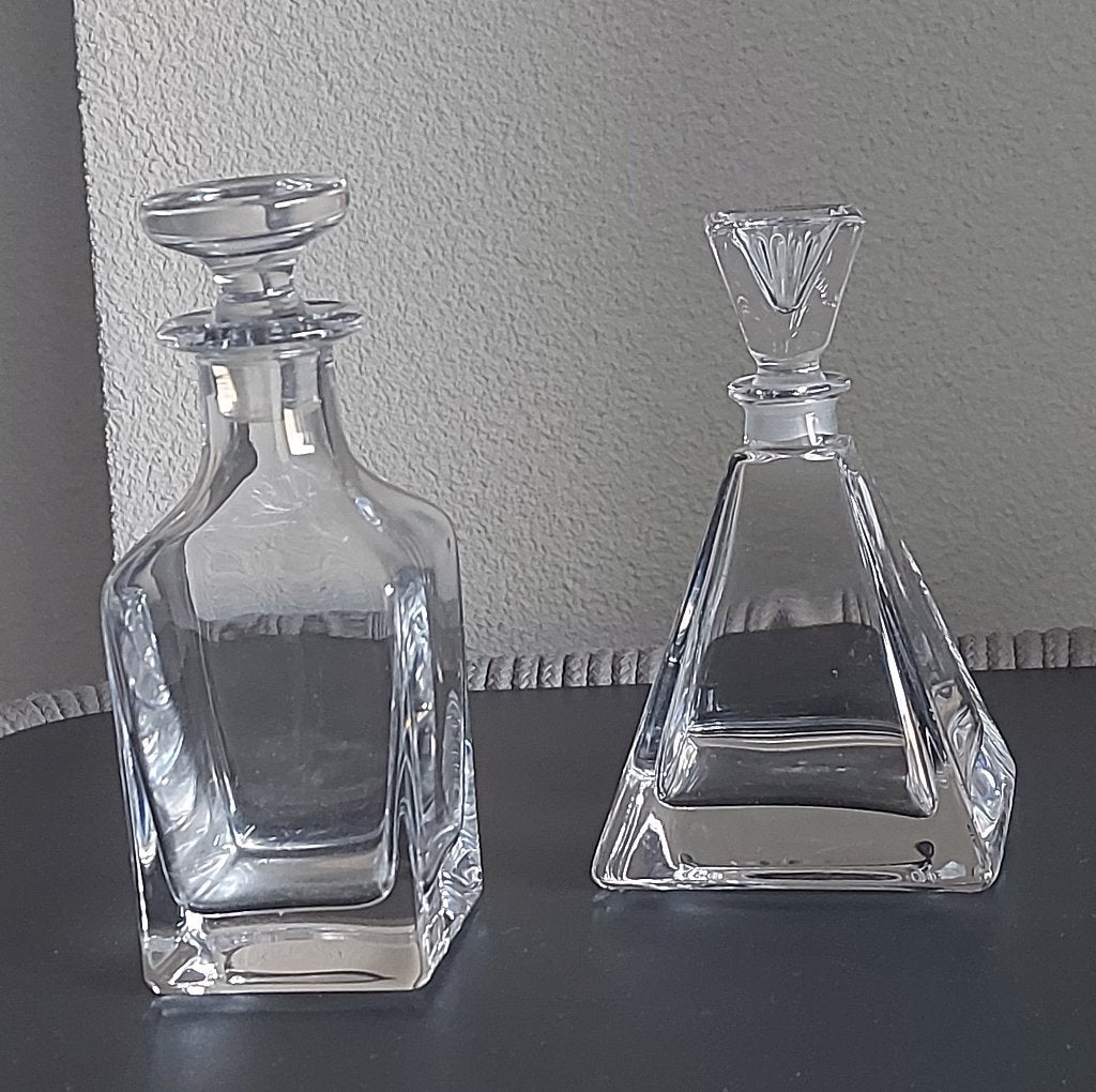 Kristallen Karaf Toscane 2 st., Antiek en Kunst, Antiek | Glas en Kristal, Ophalen