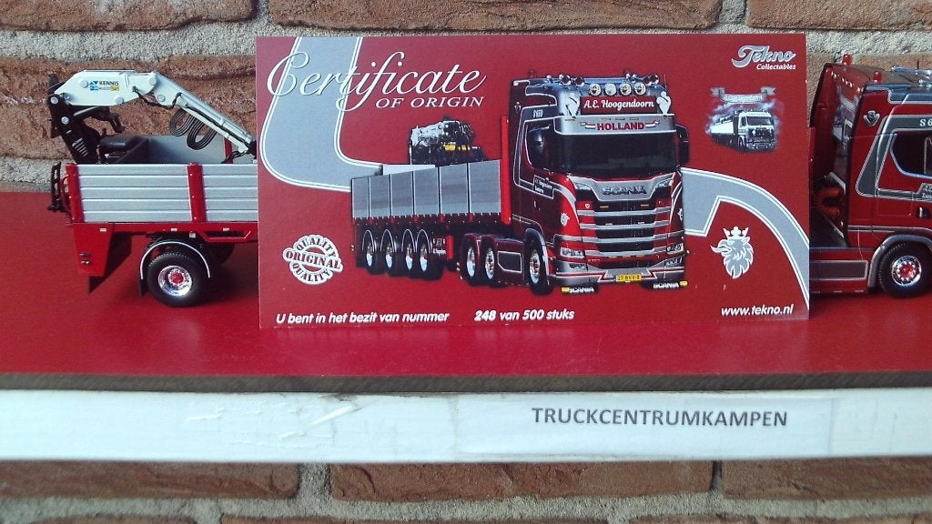 Tekno  Scania  S650  van  A. E. Hoogendoorn., Ophalen of Verzenden, Nieuw, Bus of Vrachtwagen, Tekno
