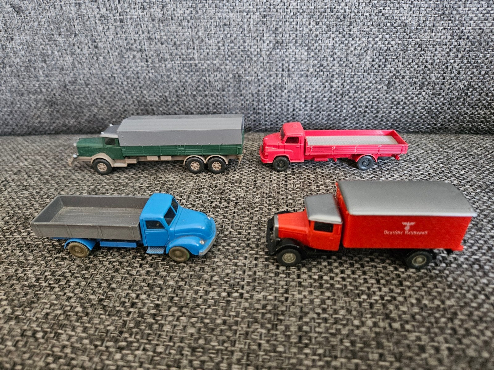 Wiking modelauto's - Diverse vrachtwagens (set van 4), Ophalen of Verzenden