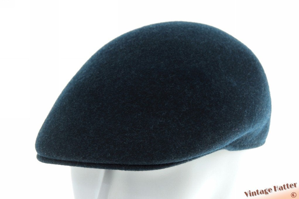 Vintage flatcap Voorgevomde pet donker blauw wolmix 59, Kleding | Heren, Hoeden en Petten, Ophalen of Verzenden, Zo goed als nieuw