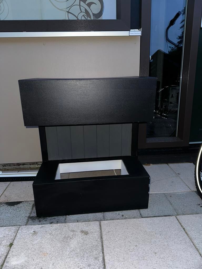 Wand planten bak met verlichting, Tuin en Terras, Bloembakken en Plantenbakken, Ophalen, Kunststof, Gebruikt, Rond